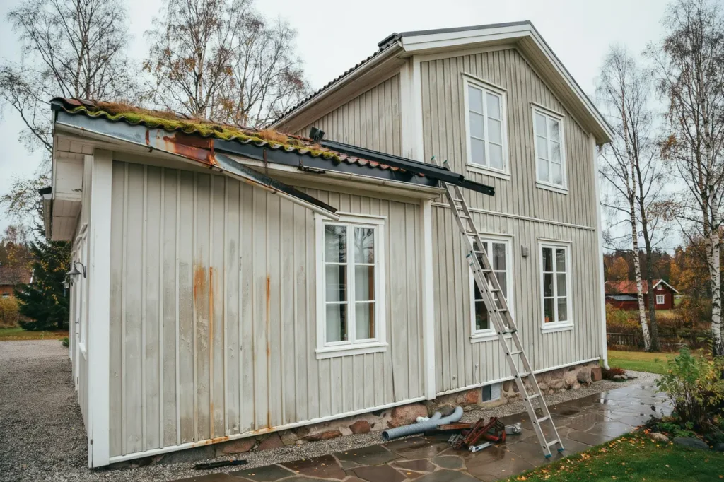 byta h ngr nnor och stupr r p villan tecken p slitage kostnad och r tt l sning f r b ttre avvattning