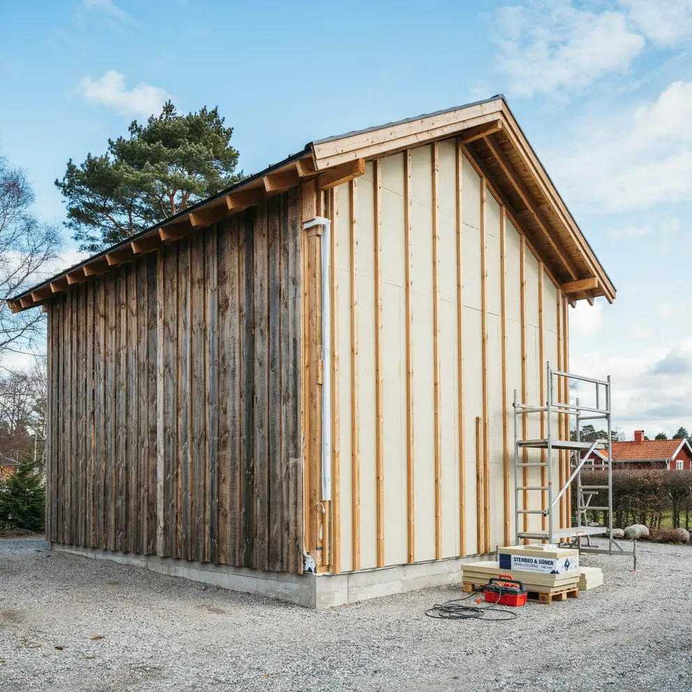 tillaggsisolering av fasad yttervagg bjarehalvon skane